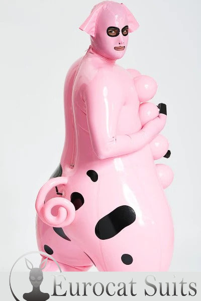 Latex Inflatable Pig Suit