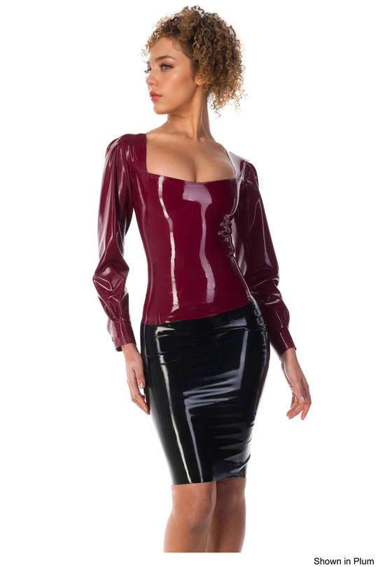Latex Rubber Women Top