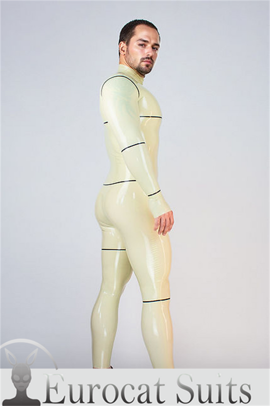 LATEX TWO TONED SUIT