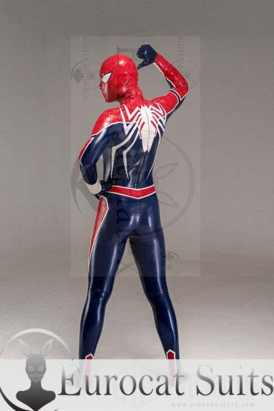 eurocat Latex Herren 'Spidey Two' Gummi Kostüm Catsuit