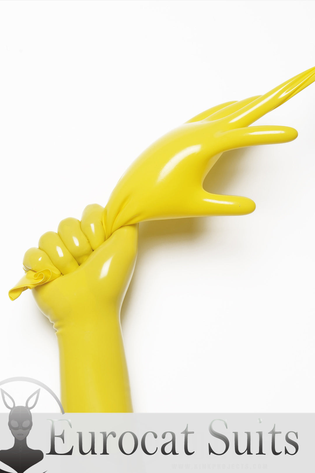 Yellow Classic Short Molded Latex Gloves