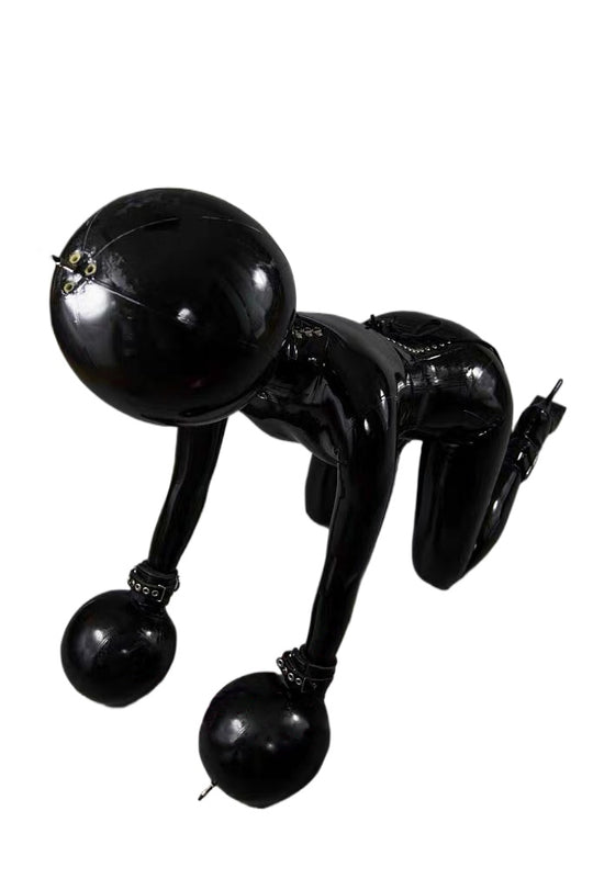 Latex Rubber Gummi Outfits inflatable mask mittens Catsuit corset