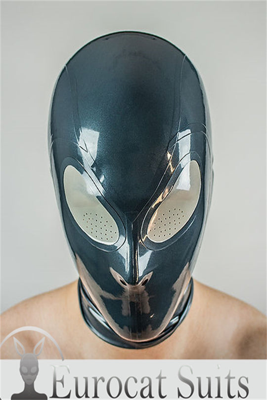 LATEX MASK HIVE HOOD