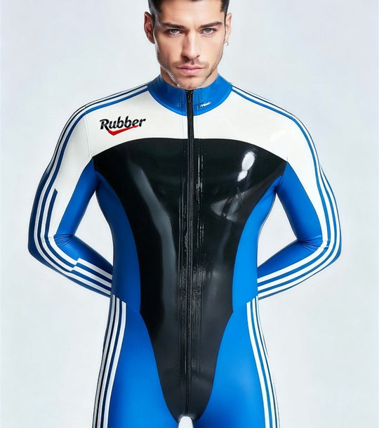 Herren Latex Catsuit 100% Gummi 