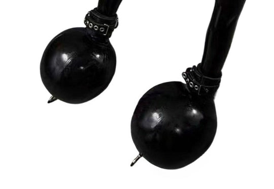 Latex Gummi Rubber wrist Inflatable ball Gloves Mittens