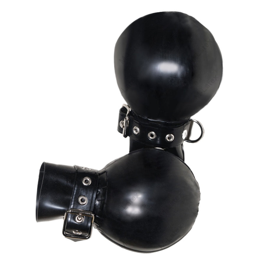 Latex Gummi Rubber wrist Inflatable ball Gloves Mittens