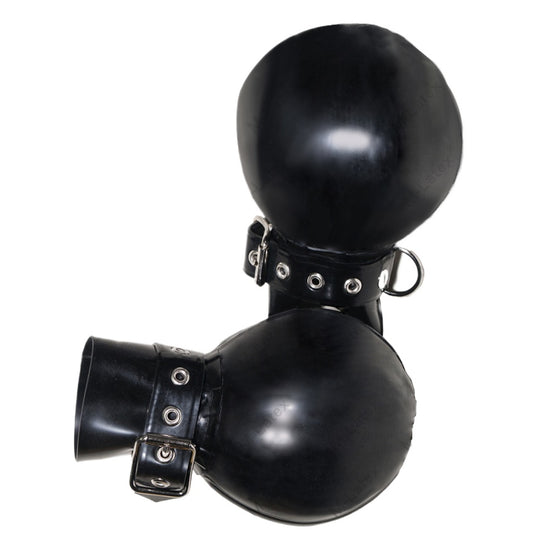 Latex Gummi Rubber wrist Inflatable ball Gloves Mittens