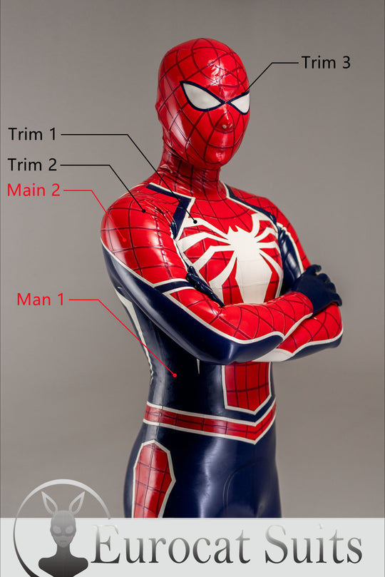 Male 'Spidey Two' Latex Costume Catsuit