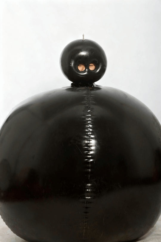 Latex Inflatable Ball bodysuit mask