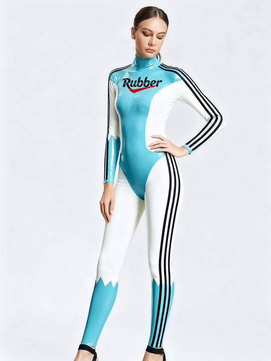 Cosplay Women Latex Catsuit 100% rubber