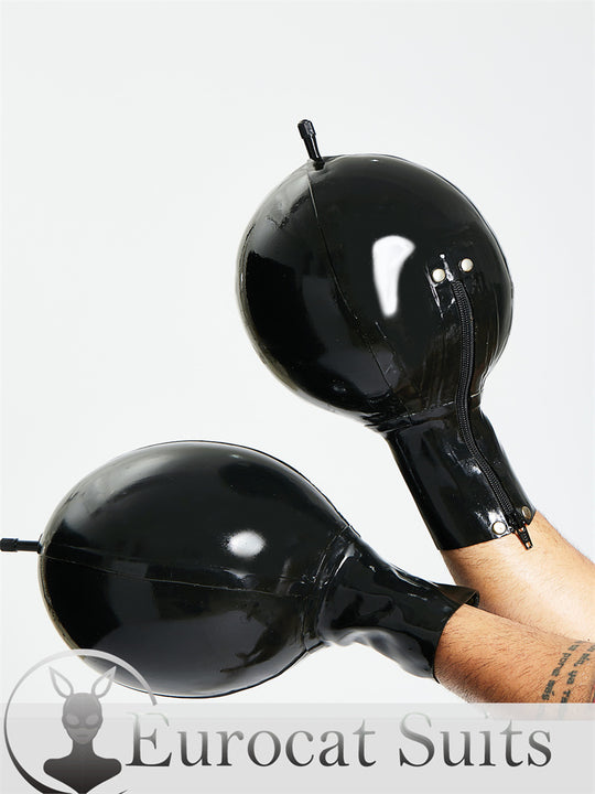 Latex Sexy Inflatable outer thickness is 0.4mm  color are  Black