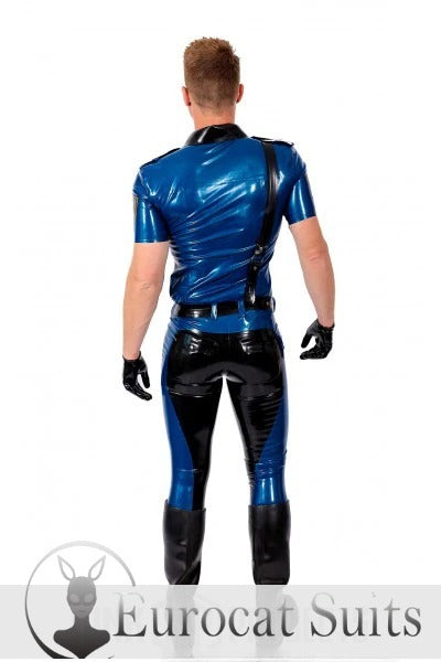eurocat Latex Herren Standard Polizei Reithose