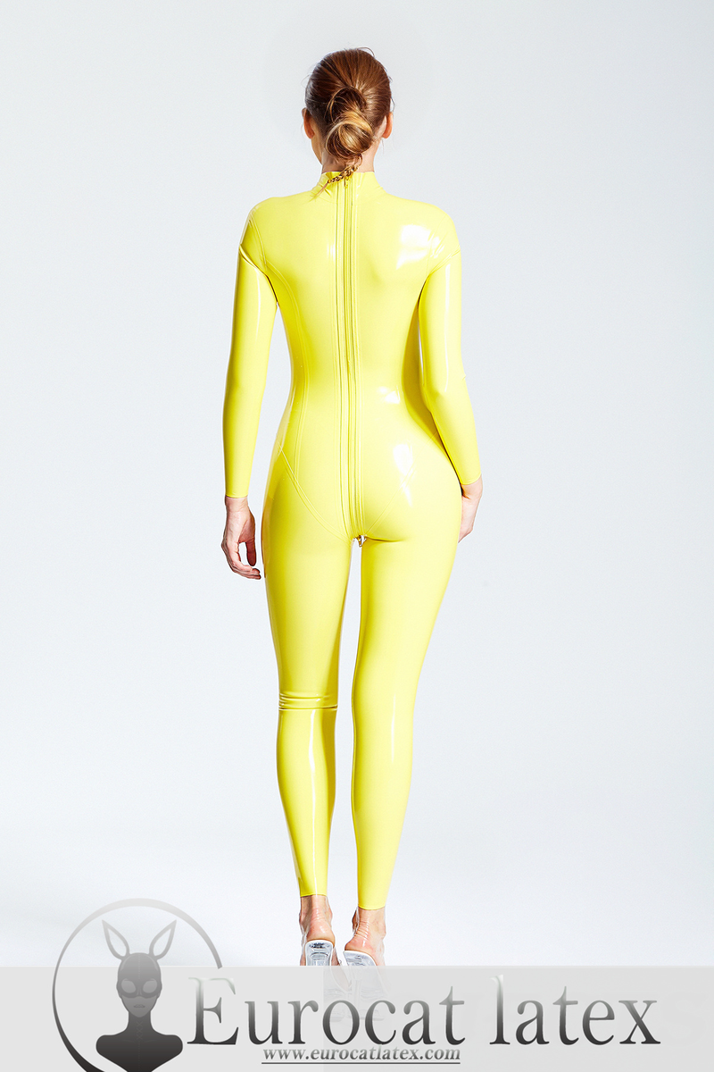 eurocat Latex Standard Catsuit mit Reißverschluss hinten