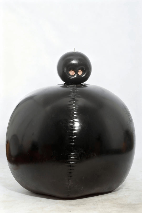 Latex Inflatable Ball bodysuit mask