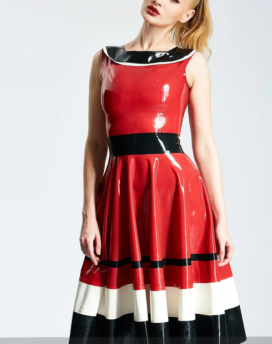 Kleid mit ausgestelltem Rock „Horizontally Yours“