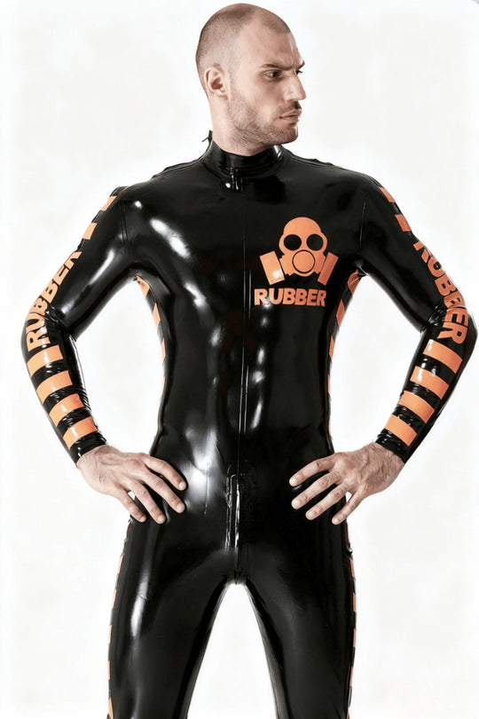 latex Shoulder-Zip Catsuit