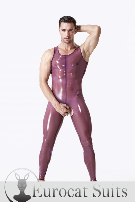 Male Open Bum Singlet Suit