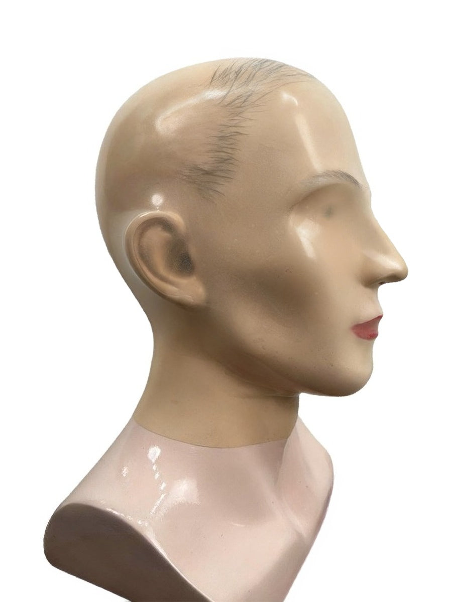 Latexmaske, transparente, nahtlose Gummihaube 