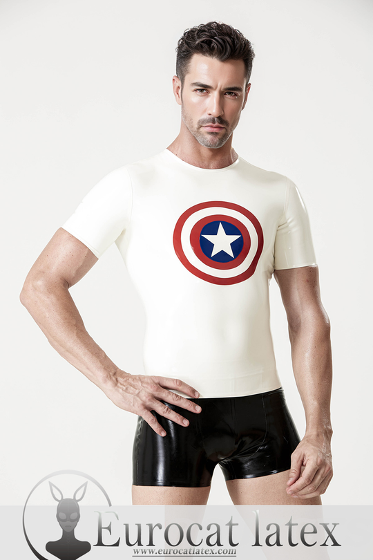 eurocat latex Male 'Star-get' T-Shirt