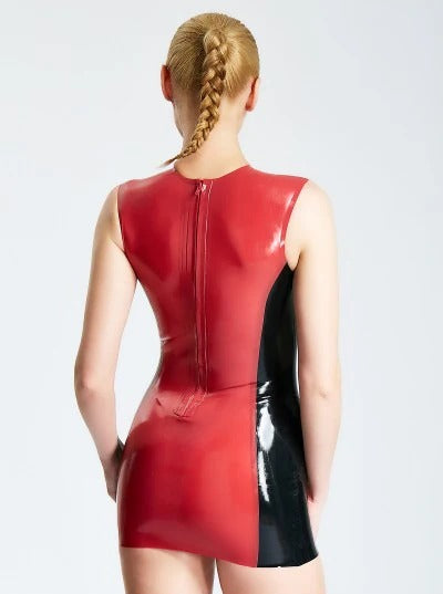 Round-Neck Sleeveless Micro Dress