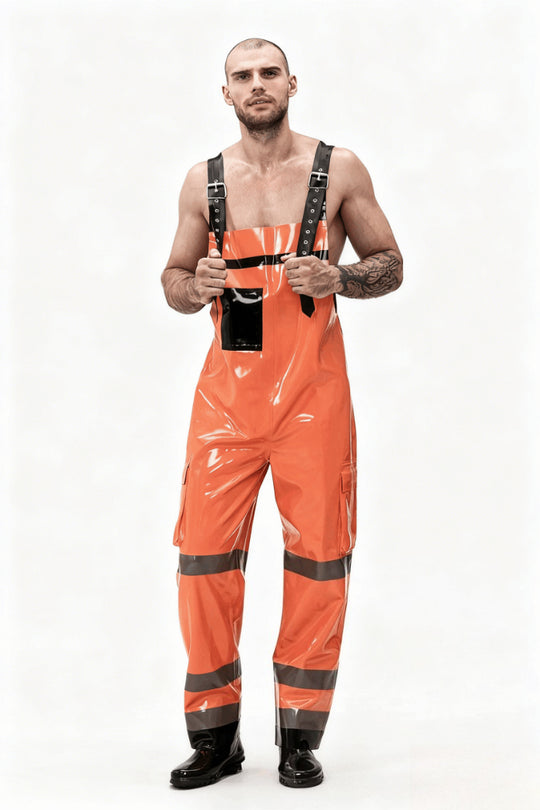 eurocat latex Male Firefighter Off-Duty Dungarees