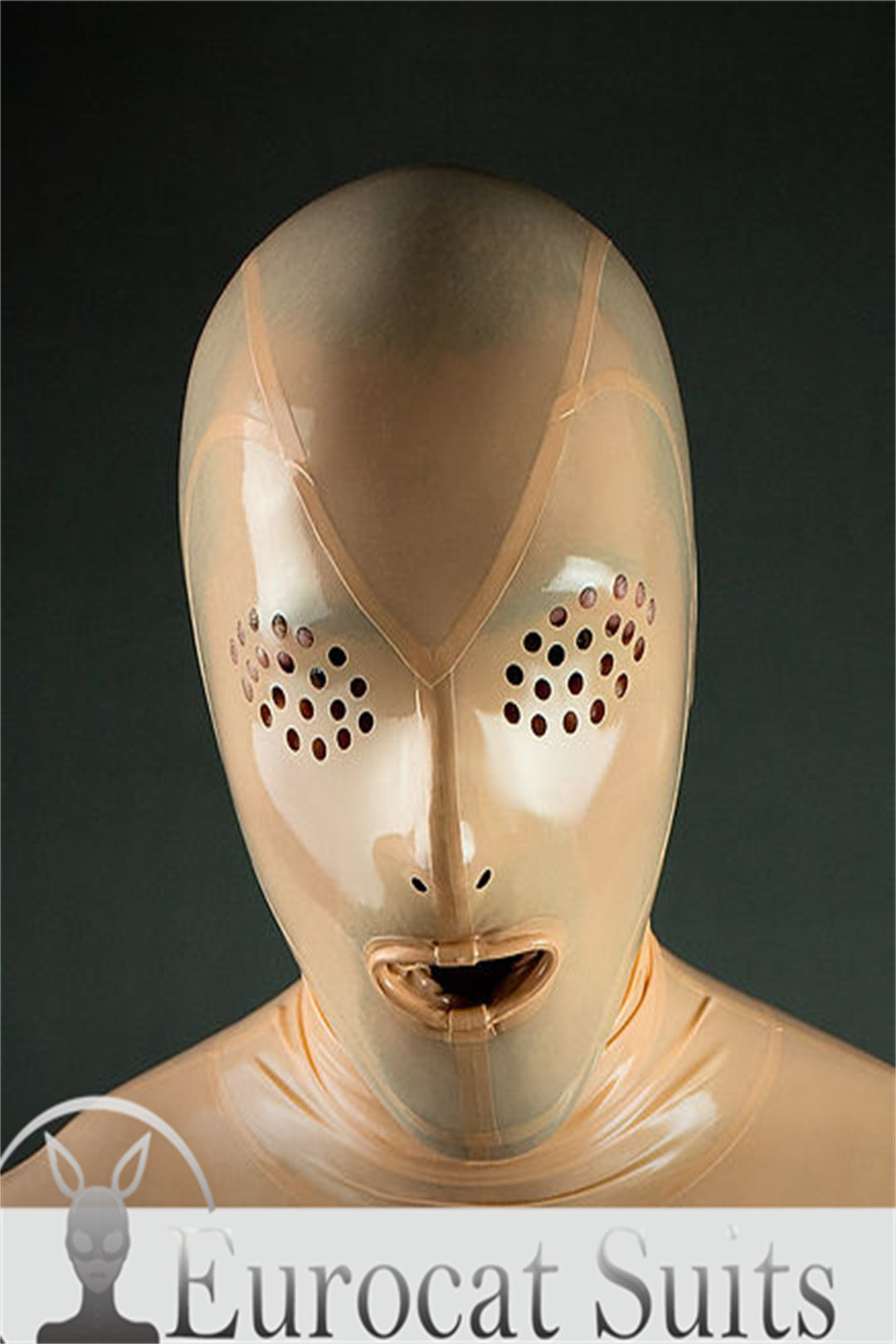 LATEX MASK COMMANDO HOOD