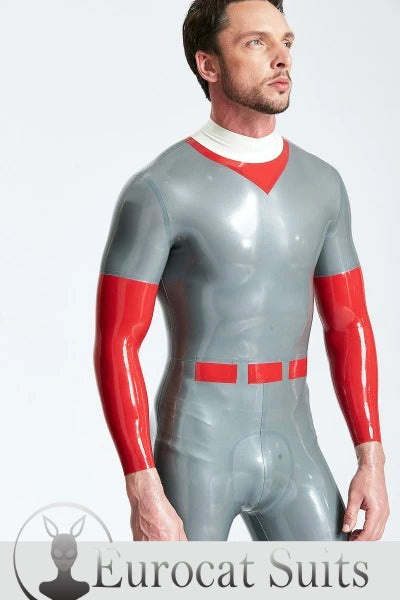 eurocat latex Male 'Catcher' rubber Catsuit