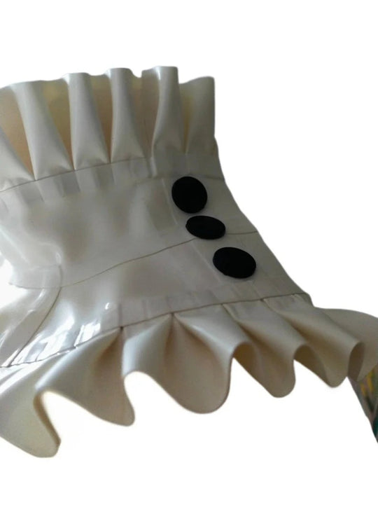 Frilled Latex Choker