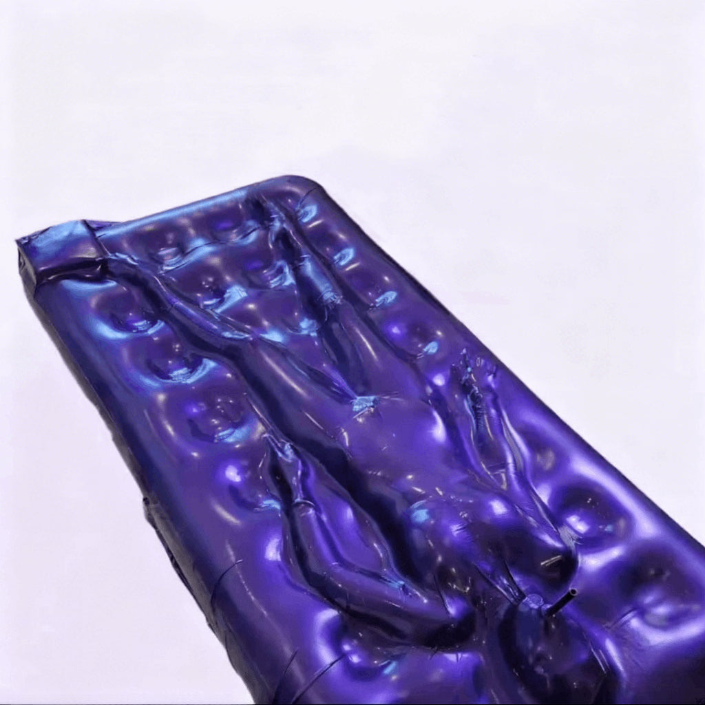 Latex Gummi breathing tube vacuum inflated bed twin size