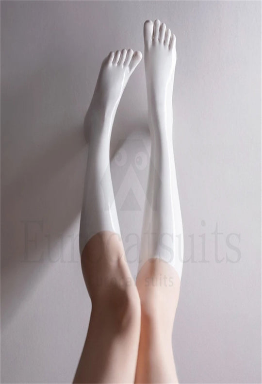 fetish latex socks midclaf  Latex Rubber Toes Socks fashion for catsuit 0.4mm femal