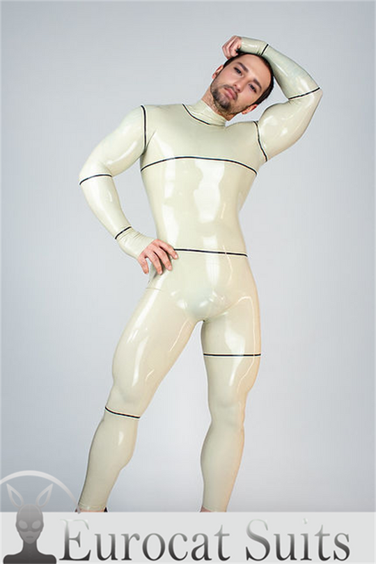 LATEX TWO TONED SUIT