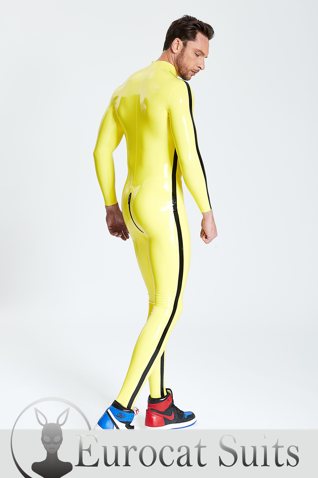 Male Contrast Strips Catsuit