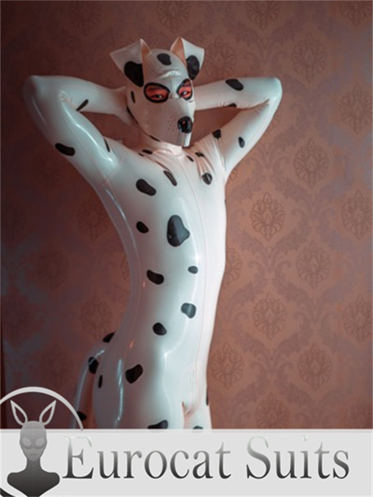 eurocat Male Latex Hood Rubber Fetish Wear Cosplay catsuits