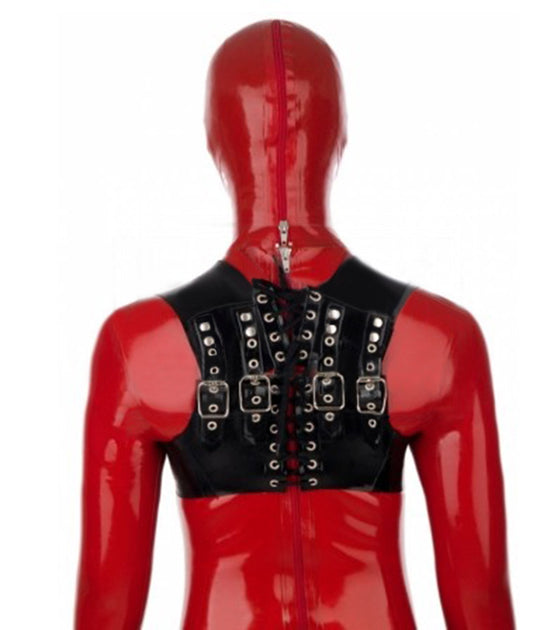 Latex Gummi Rubber Dorsum binder back belts bondage