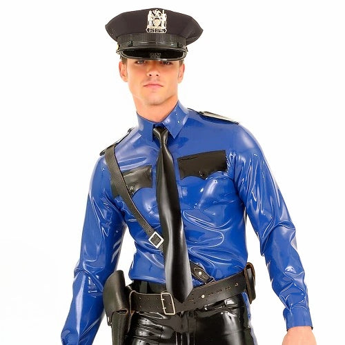 Rubber American Style Police Uniform