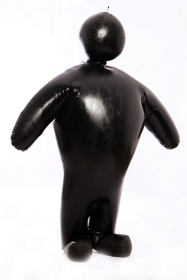 Latex Rubber Inflatable Catsuit body ball hood