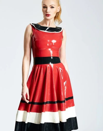 Kleid mit ausgestelltem Rock „Horizontally Yours“