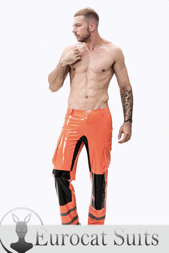 eurocat latex Male Fireman Style Uniform Pants