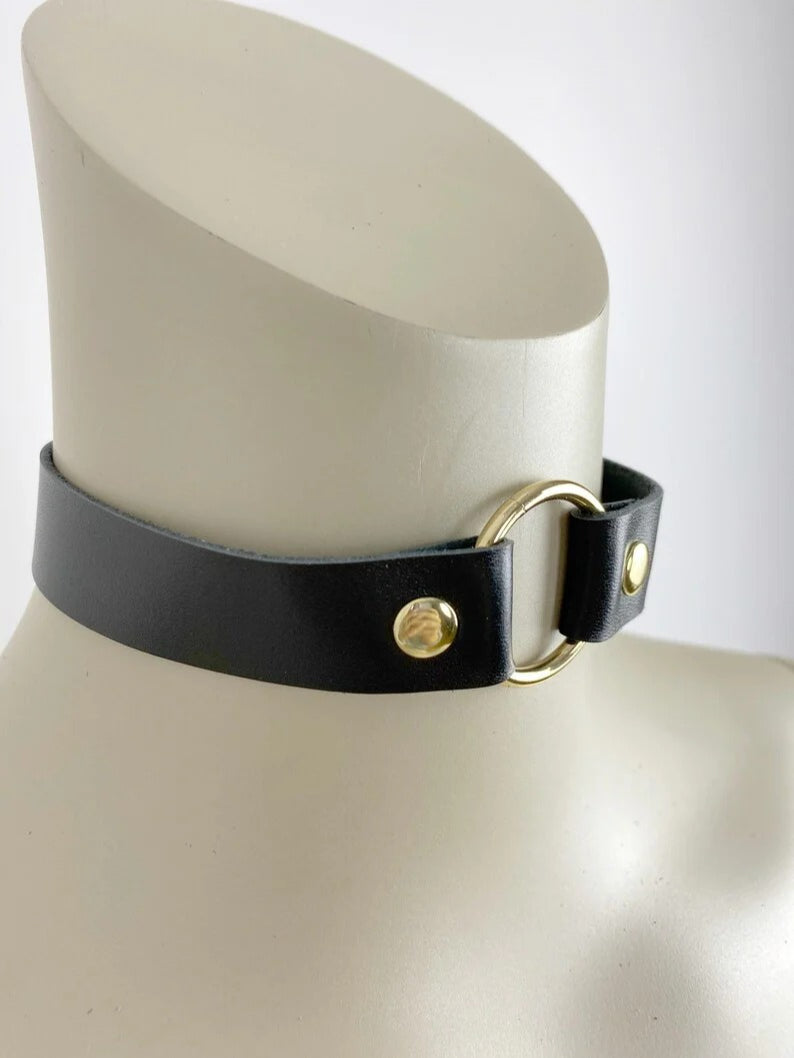 Dark Blue rubber Custom Day Collar