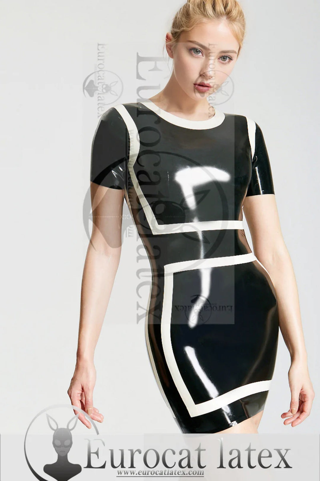 latex 'Alice' Micro Party Dress