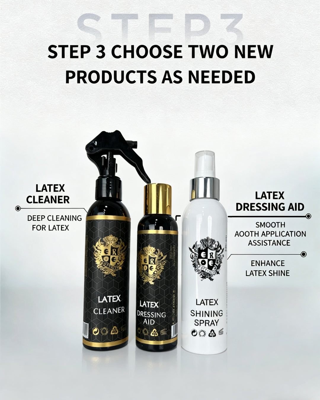 Quick-Clean Latex Cleaner Spray 180ml（  Eurocatlatex  Fetish）