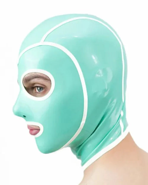 Latex Hood with Trim – Round Eyes