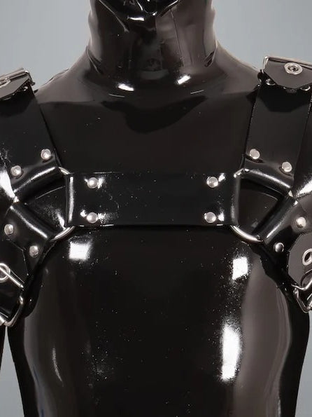 Heavy Rubber Bulldog Harness Strong and Stylish Handmade