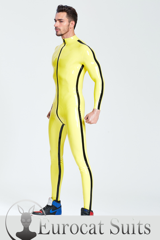 Male Contrast Strips Catsuit