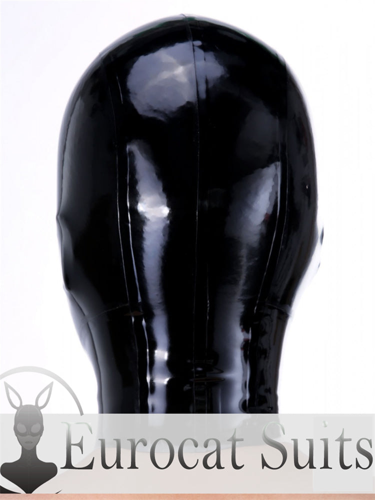 eurocat Male Latex Hood Rubber Fetish Wear Cosplay catsuits PERFORATE MASK