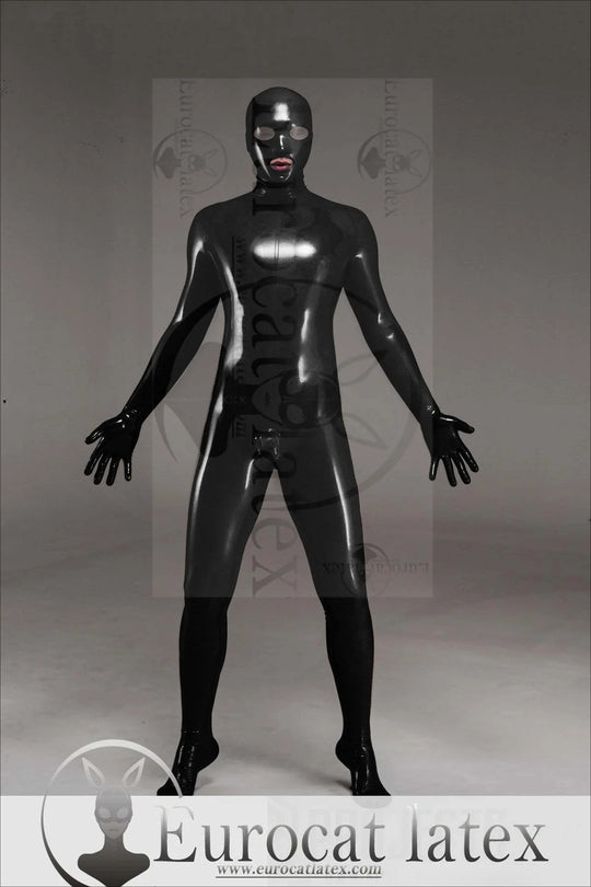 eurocat latex Männlicher Standard-Catsuit „Gimp“ mit Penishülle