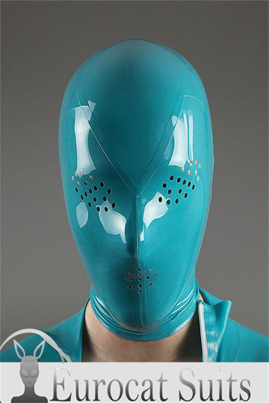 LATEX MASK PARASITE HOOD