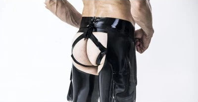 Eurocat Latex Gummi Kurze Chaps