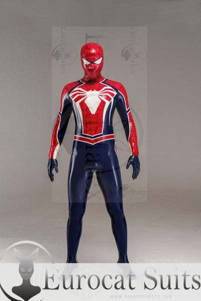 eurocat Latex Herren 'Spidey Two' Gummi Kostüm Catsuit