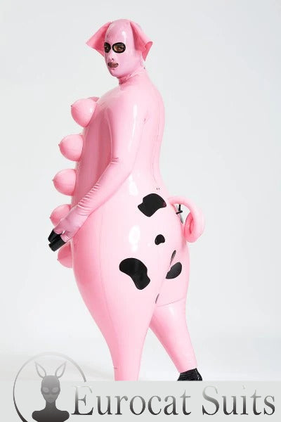 Latex Inflatable Pig Suit